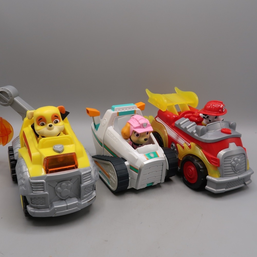 Nickelodeon‎ Paw Patrol Marshall Firetruck Rubble Demolition Sky snowmobil